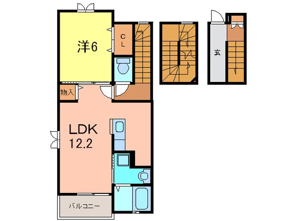 クリサンセマムの物件間取画像